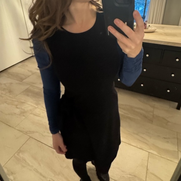 Women's Blue Long Sleeve Top - Picture 7 of 8